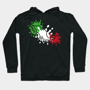 México map mexican pride country colorful spots flag hispanic heritage Hoodie